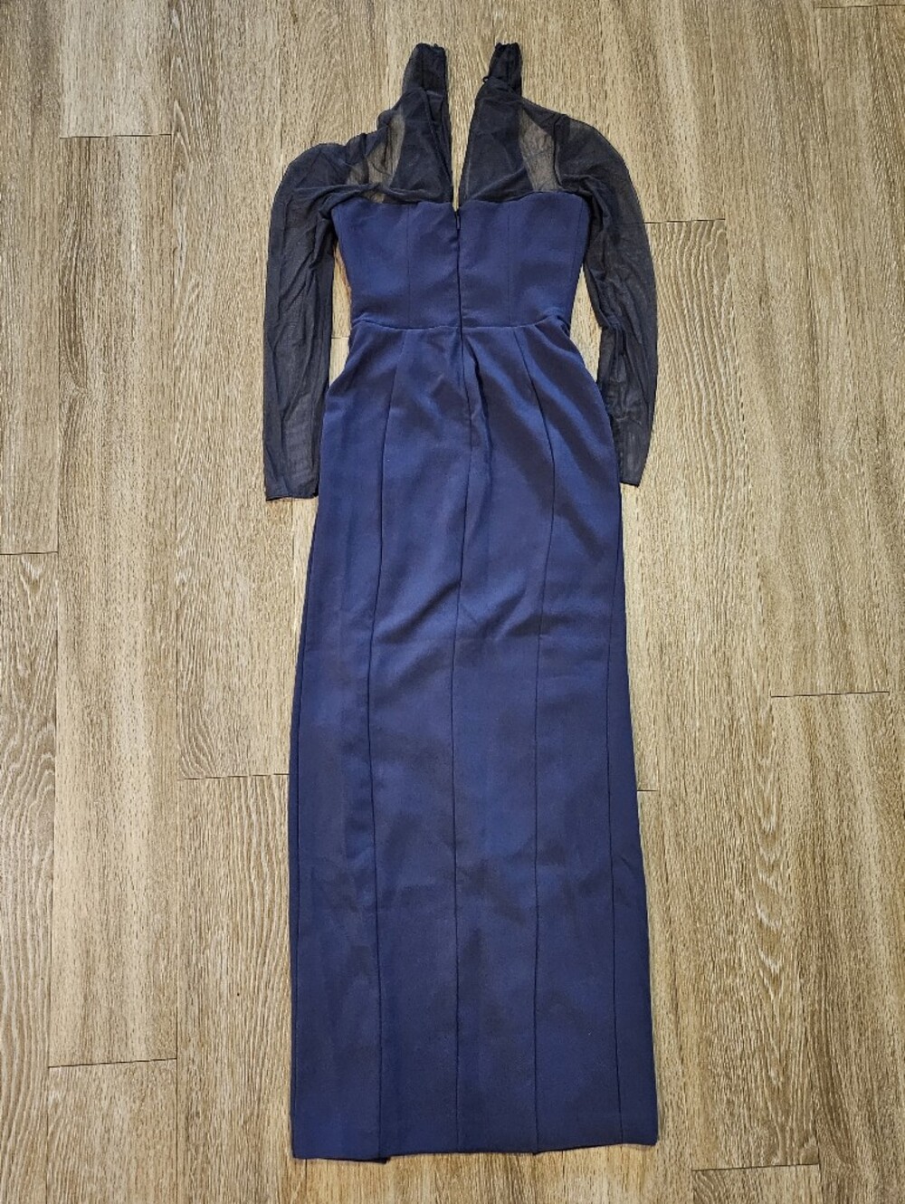HOUSE OF CB 'Evangelina' Slate Plunge Maxi Dress - Picture 9 of 14